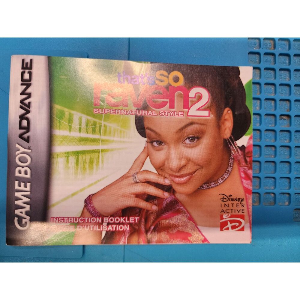 Thats So Raven 2 for Gameboy Advance MANUAL ONLY!